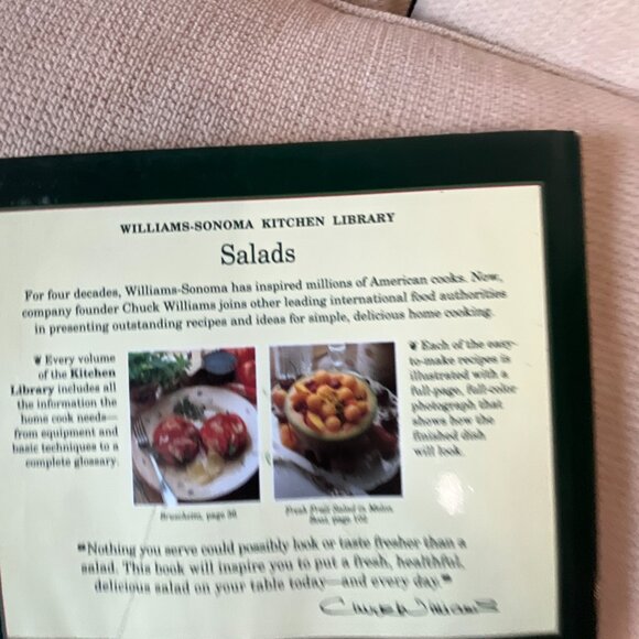 Cookbook with Salad Recipes - Williams-Sonoma Kitchen Library  (like new) - Picture 11 of 11